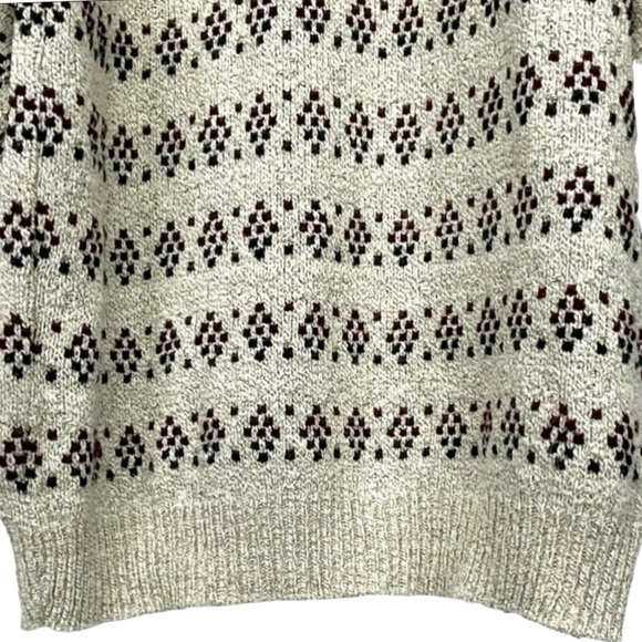 EUC VTG 80’s Liberty by Old Glory Beige with Multicolor Diamond Pattern. Size XL - Picture 3 of 7